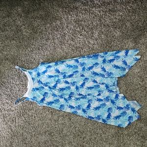 Peach Love flowy summer tank dress